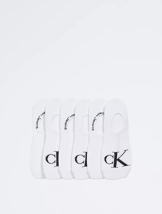 Calze corte in maglia piatta con Monogram, confezione da 6 Calze corte in maglia piatta con Monogram, confezione da 6