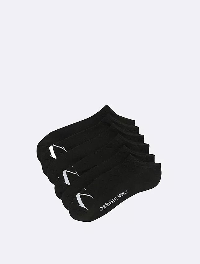 Calze invisibili con logo e soletta imbottita, confezione da 6 Calze invisibili con logo e soletta imbottita, confezione da 6