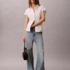 Camicia a maniche corte in popeline di cotone con colletto button-down Camicia a maniche corte in popeline di cotone con colletto button-down