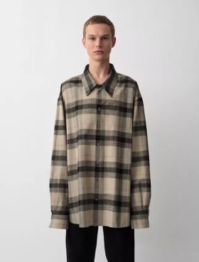 Camicia a quadri Blakely con bottoni