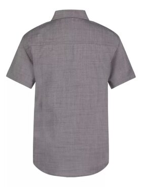 Camicia a righe con bottoni e maniche corte da bambino