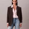 Camicia a righe dal taglio morbido con bottoni Camicia a righe dal taglio morbido con bottoni