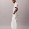 Camicia button-down a maniche corte in lino e cotone Camicia button-down a maniche corte in lino e cotone