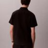 Camicia button-down a maniche corte in lino e cotone Camicia button-down a maniche corte in lino e cotone