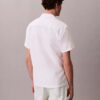 Camicia button-down a maniche corte in lino e cotone Camicia button-down a maniche corte in lino e cotone