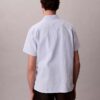 Camicia button-down a maniche corte in lino e cotone Camicia button-down a maniche corte in lino e cotone