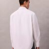 Camicia button-down dal taglio morbido con logo in popeline Camicia button-down dal taglio morbido con logo in popeline