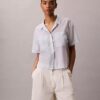 Camicia button-down dal taglio morbido in misto cotone Camicia button-down dal taglio morbido in misto cotone
