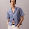 Camicia button-down dal taglio morbido in misto cotone Camicia button-down dal taglio morbido in misto cotone