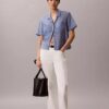 Camicia button-down dal taglio morbido in misto cotone Camicia button-down dal taglio morbido in misto cotone
