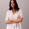 Camicia button-down dal taglio morbido in misto cotone Camicia button-down dal taglio morbido in misto cotone