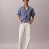 Camicia button-down dal taglio morbido in misto cotone Camicia button-down dal taglio morbido in misto cotone