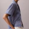 Camicia button-down dal taglio morbido in misto cotone Camicia button-down dal taglio morbido in misto cotone