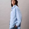 Camicia button-down dal taglio morbido in misto viscosa Camicia button-down dal taglio morbido in misto viscosa