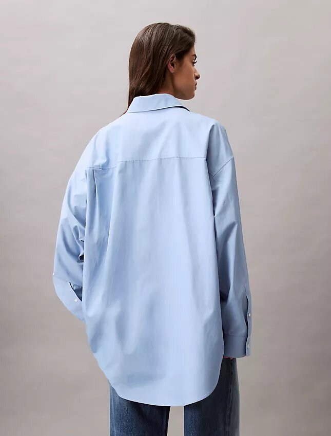 Camicia button-down dal taglio morbido in misto viscosa Camicia button-down dal taglio morbido in misto viscosa