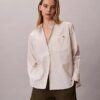 Camicia button-down dal taglio morbido in popeline di cotone a righe Camicia button-down dal taglio morbido in popeline di cotone a righe