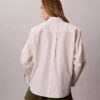 Camicia button-down dal taglio morbido in popeline di cotone a righe Camicia button-down dal taglio morbido in popeline di cotone a righe