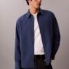 Camicia button-down dal taglio morbido in popeline lavato Camicia button-down dal taglio morbido in popeline lavato