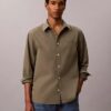 Camicia button-down dal taglio morbido in popeline lavato Camicia button-down dal taglio morbido in popeline lavato