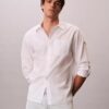 Camicia button-down dal taglio morbido in popeline lavato
