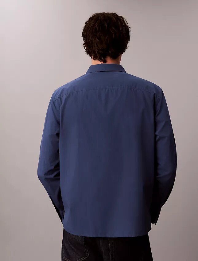 Camicia button-down dal taglio morbido in popeline lavato Camicia button-down dal taglio morbido in popeline lavato