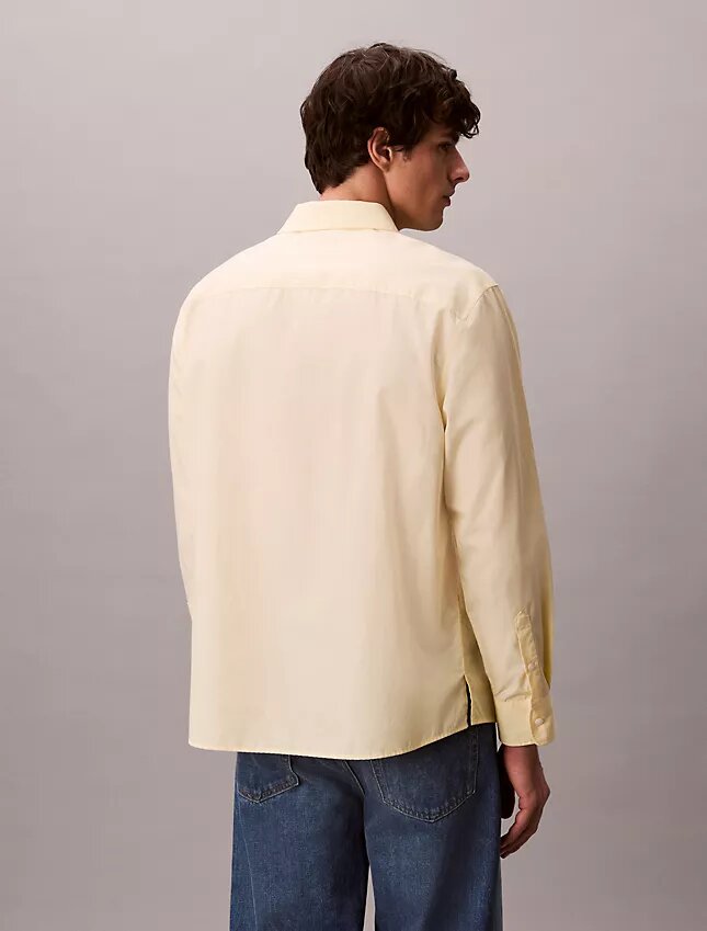 Camicia button-down dal taglio morbido in popeline lavato Camicia button-down dal taglio morbido in popeline lavato