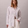 Camicia button-down dalla linea morbida in misto lino Camicia button-down dalla linea morbida in misto lino