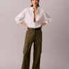 Camicia button-down dalla linea morbida in misto lino Camicia button-down dalla linea morbida in misto lino
