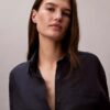 Camicia button-down dalla linea morbida in misto lino Camicia button-down dalla linea morbida in misto lino