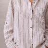 Camicia button-down dalla linea morbida in misto lino Camicia button-down dalla linea morbida in misto lino
