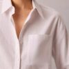 Camicia button-down dalla linea morbida in misto lino Camicia button-down dalla linea morbida in misto lino