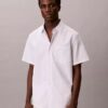 Camicia button-down in cotone Cotton Stretch a righe sottili Camicia button-down in cotone Cotton Stretch a righe sottili