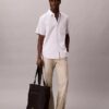Camicia button-down in cotone Cotton Stretch a righe sottili Camicia button-down in cotone Cotton Stretch a righe sottili