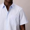Camicia button-down in cotone Cotton Stretch a righe sottili Camicia button-down in cotone Cotton Stretch a righe sottili