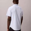 Camicia button-down in cotone Cotton Stretch a righe sottili Camicia button-down in cotone Cotton Stretch a righe sottili