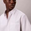 Camicia button-down in cotone Cotton Stretch a righe sottili Camicia button-down in cotone Cotton Stretch a righe sottili