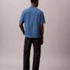 Camicia button-down in Denim misto lino
