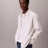 Camicia button-down in flanella melange dal taglio morbido Camicia button-down in flanella melange dal taglio morbido
