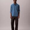 Camicia button-down in flanella melange dalla vestibilità comoda Camicia button-down in flanella melange dalla vestibilità comoda