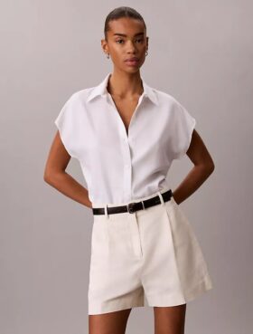 Camicia button-down in lyocell