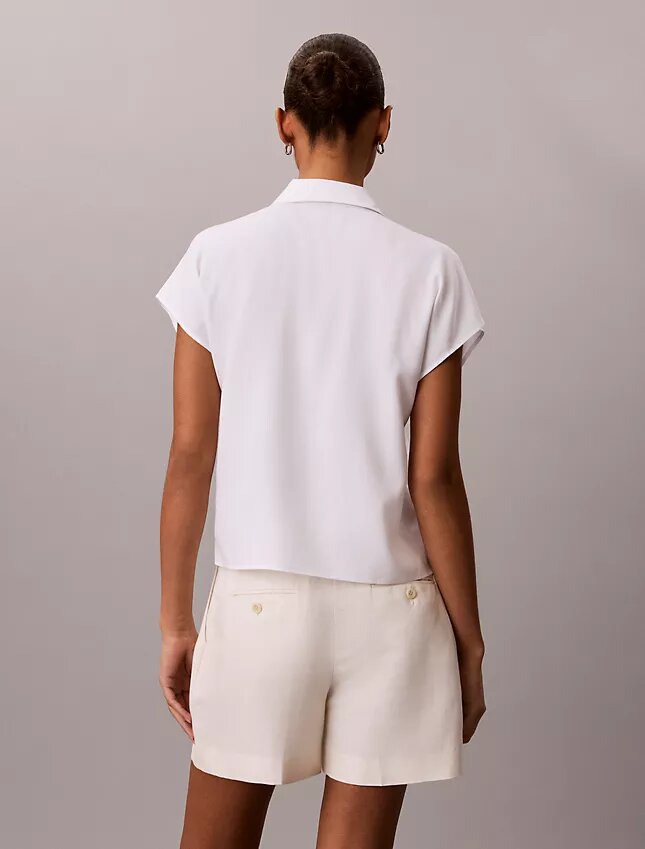 Camicia button-down in lyocell Camicia button-down in lyocell