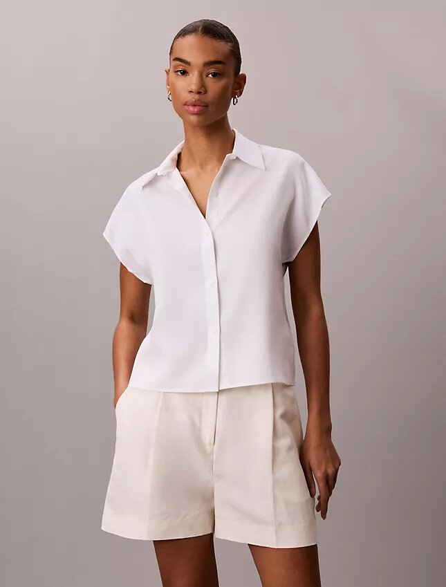 Camicia button-down in lyocell Camicia button-down in lyocell