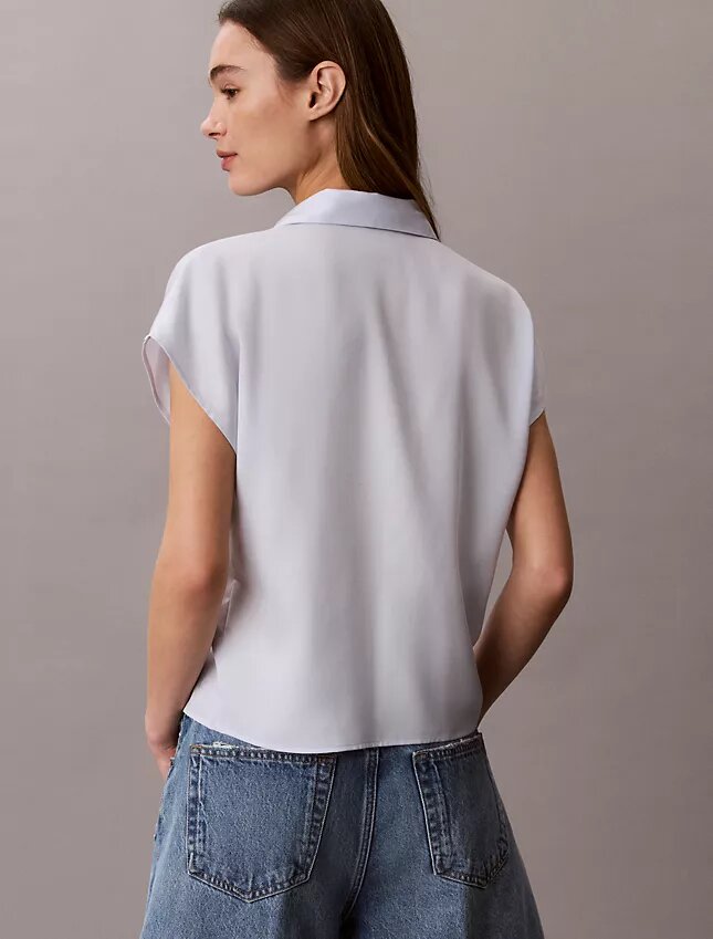 Camicia button-down in lyocell Camicia button-down in lyocell