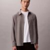 Camicia button-down in misto lana dal taglio morbido Camicia button-down in misto lana dal taglio morbido