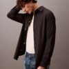 Camicia button-down in misto lana dal taglio morbido Camicia button-down in misto lana dal taglio morbido