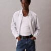 Camicia button-down in popeline di cotone a righe