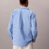 Camicia button-down in popeline di cotone con logo a strisce Camicia button-down in popeline di cotone con logo a strisce