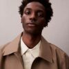 Camicia button-down in popeline di cotone Cotton Stretch a righe Camicia button-down in popeline di cotone Cotton Stretch a righe