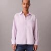 Camicia button-down in popeline di cotone dal taglio morbido Camicia button-down in popeline di cotone dal taglio morbido
