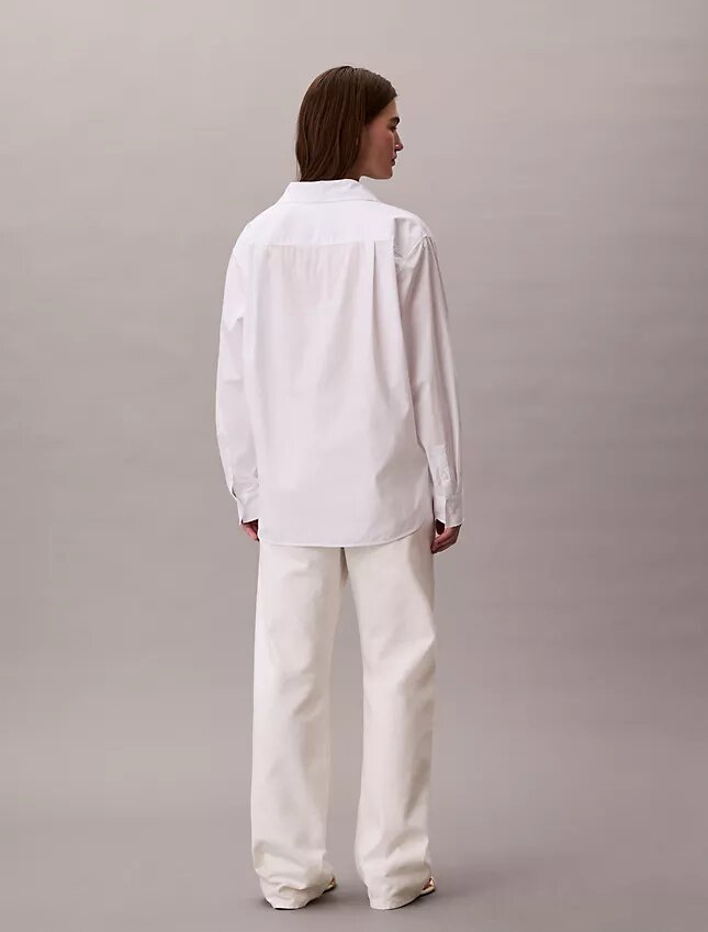 Camicia button-down in popeline di cotone dal taglio morbido Camicia button-down in popeline di cotone dal taglio morbido